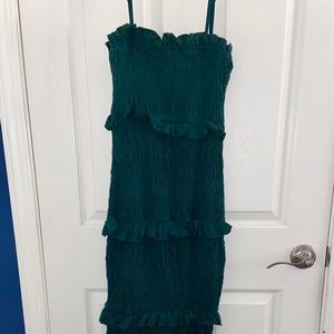 Petal and Pup Emerald Dress